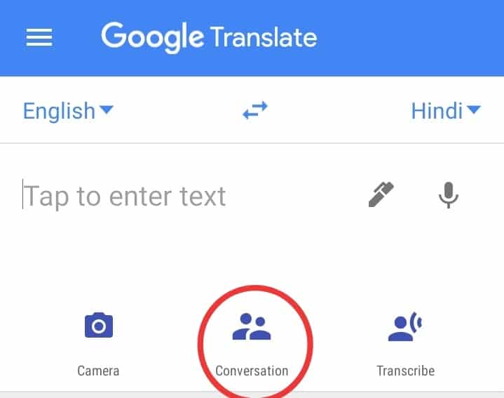 Google-translate english to hindi