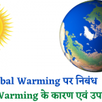 Global warming in hindi
